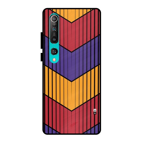Angular Stripes Metal Back Case for Mi 10
