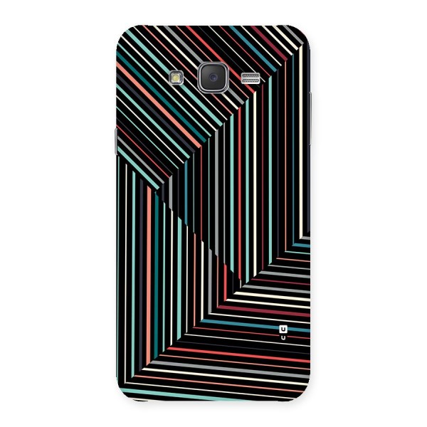 Angulars Stripes Back Case for Galaxy J7