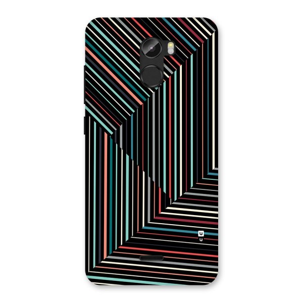 Angulars Stripes Back Case for Gionee X1