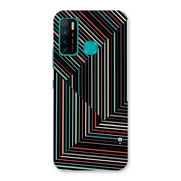 Angulars Stripes Back Case for Infinix Hot 9 Pro
