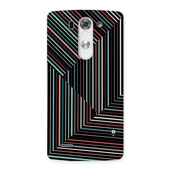 Angulars Stripes Back Case for LG G3 Beat