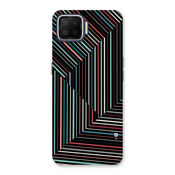 Angulars Stripes Back Case for Oppo F17