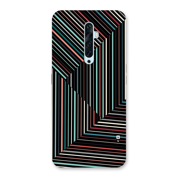 Angulars Stripes Back Case for Oppo Reno2 F