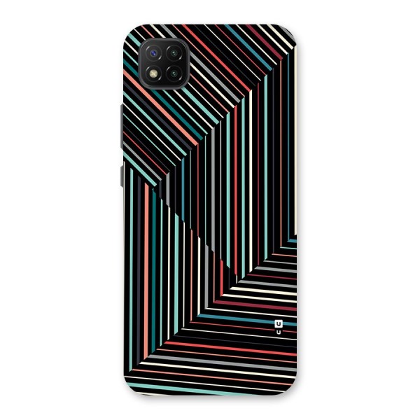 Angulars Stripes Back Case for Poco C3