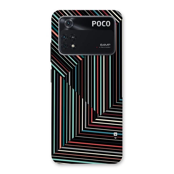 Angulars Stripes Back Case for Poco M4 Pro 4G