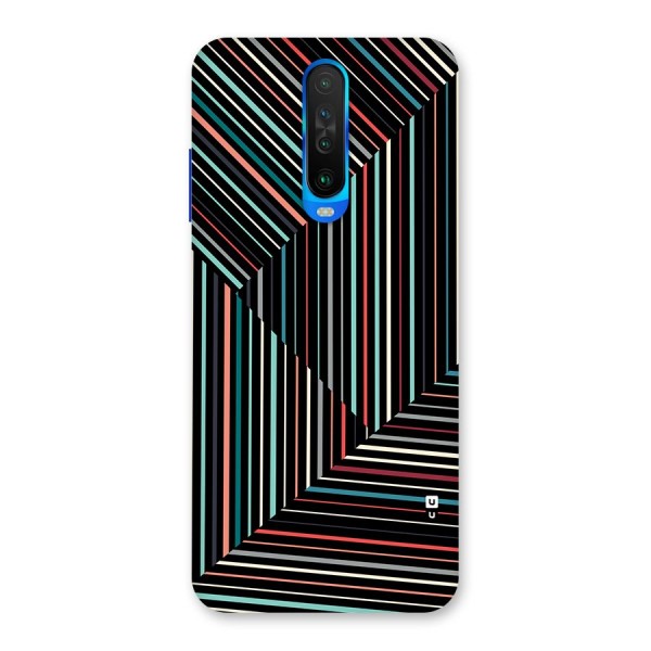 Angulars Stripes Back Case for Poco X2