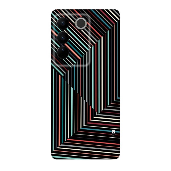 Angulars Stripes Back Case for Vivo V27