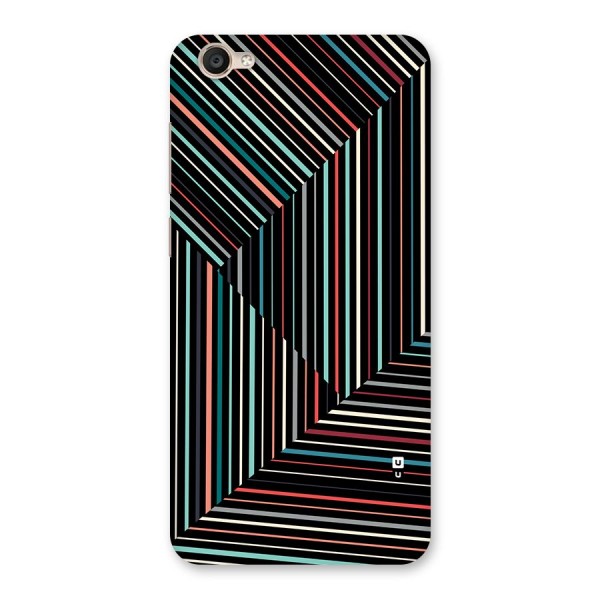 Angulars Stripes Back Case for Vivo Y55