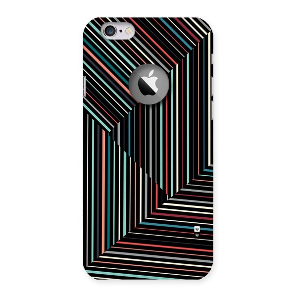 Angulars Stripes Back Case for iPhone 6 Logo Cut