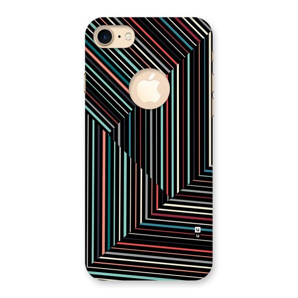Angulars Stripes Back Case for iPhone 7 Logo Cut