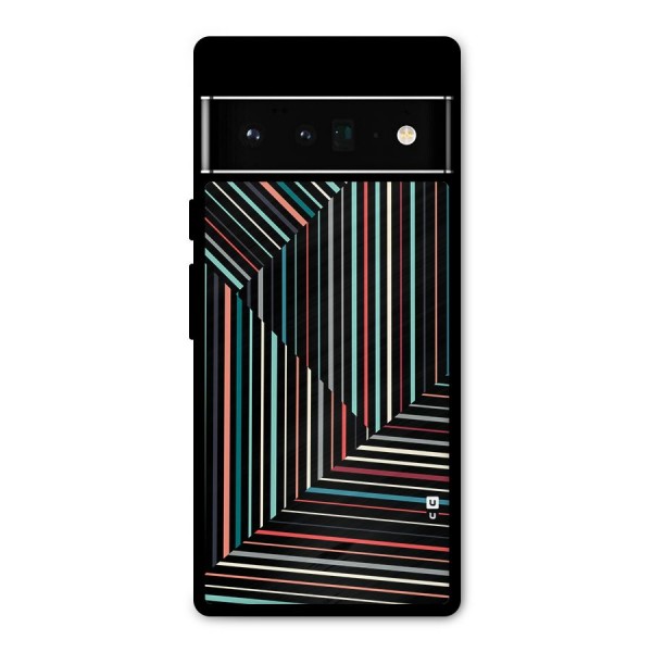 Angulars Stripes Metal Back Case for Google Pixel 6 Pro