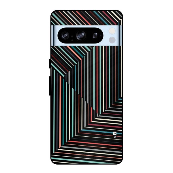Angulars Stripes Metal Back Case for Google Pixel 8 Pro