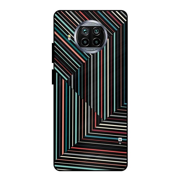 Angulars Stripes Metal Back Case for Mi 10i