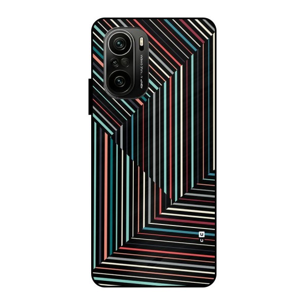 Angulars Stripes Metal Back Case for Mi 11x