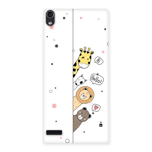 Animal Greetings Back Case for Ascend P6