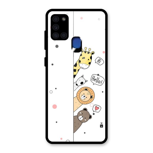 Animal Greetings Back Case for Galaxy A21s