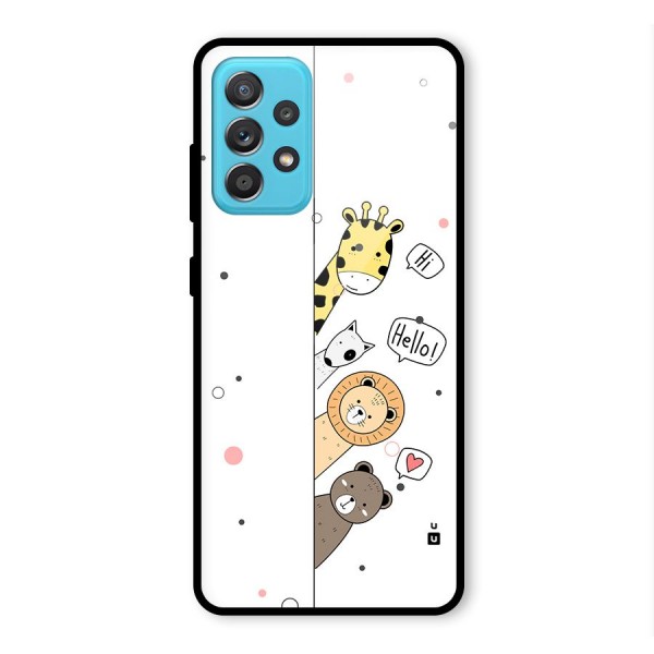 Animal Greetings Back Case for Galaxy A52