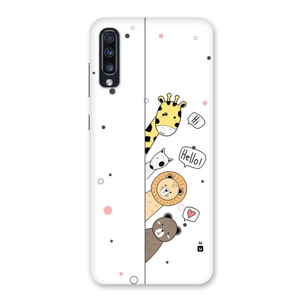 Animal Greetings Back Case for Galaxy A70