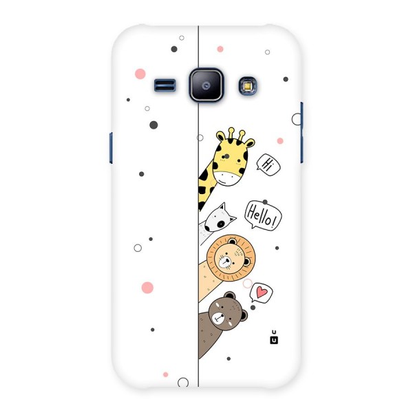 Animal Greetings Back Case for Galaxy J1