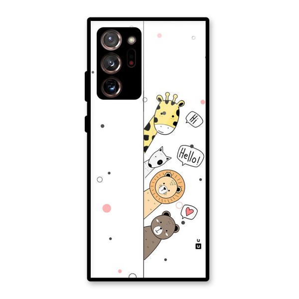 Animal Greetings Back Case for Galaxy Note 20 Ultra