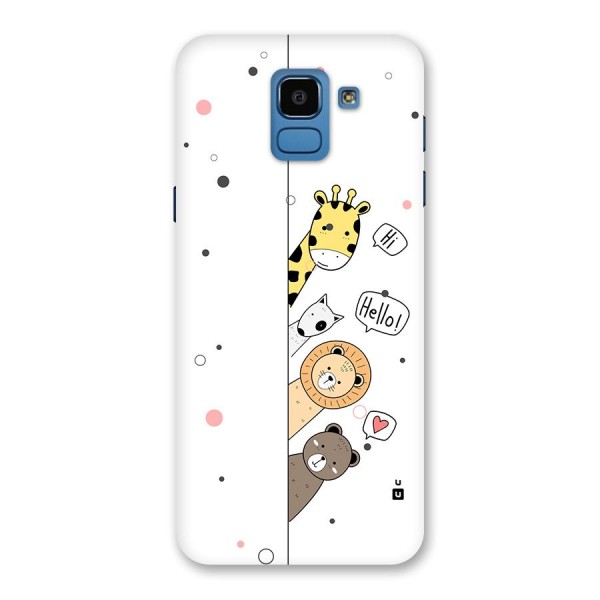 Animal Greetings Back Case for Galaxy On6