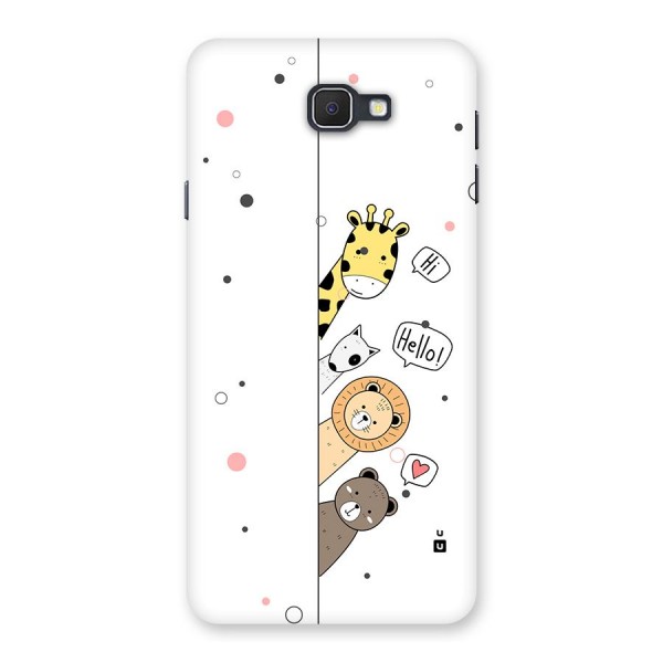 Animal Greetings Back Case for Galaxy On7 2016