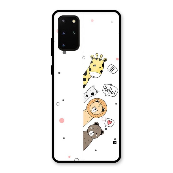Animal Greetings Back Case for Galaxy S20 Plus