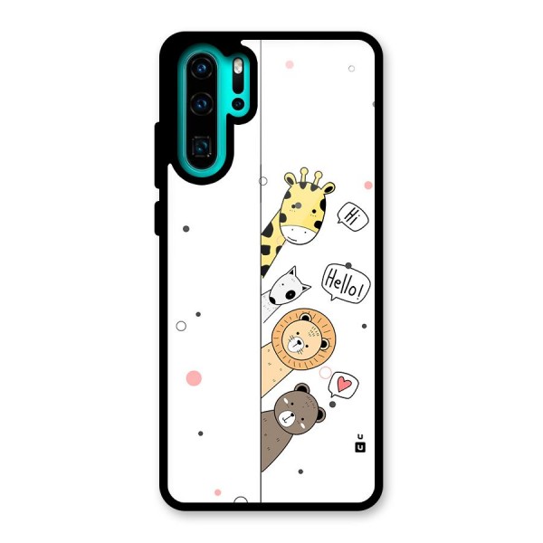 Animal Greetings Back Case for Huawei P30 Pro