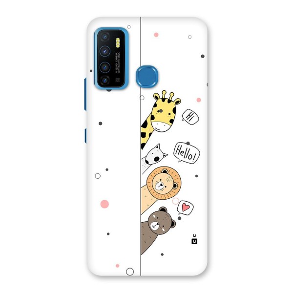 Animal Greetings Back Case for Infinix Hot 9