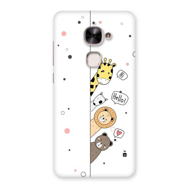 Animal Greetings Back Case for Le 2