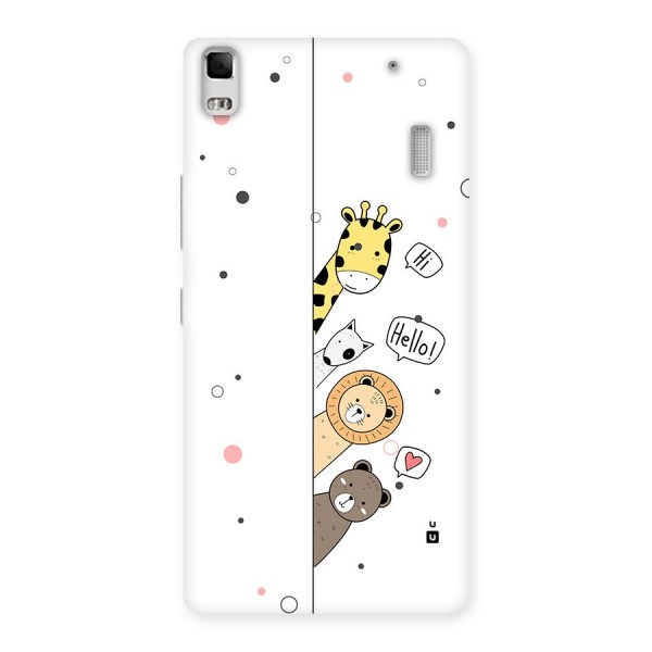 Animal Greetings Back Case for Lenovo K3 Note
