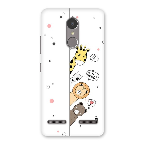 Animal Greetings Back Case for Lenovo K6 Power