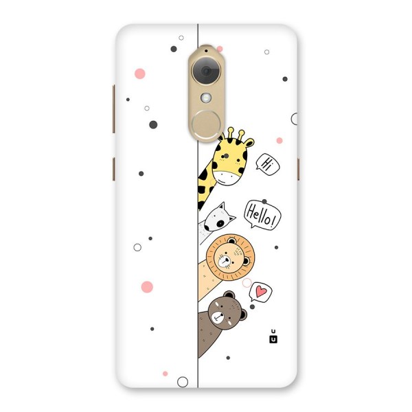 Animal Greetings Back Case for Lenovo K8