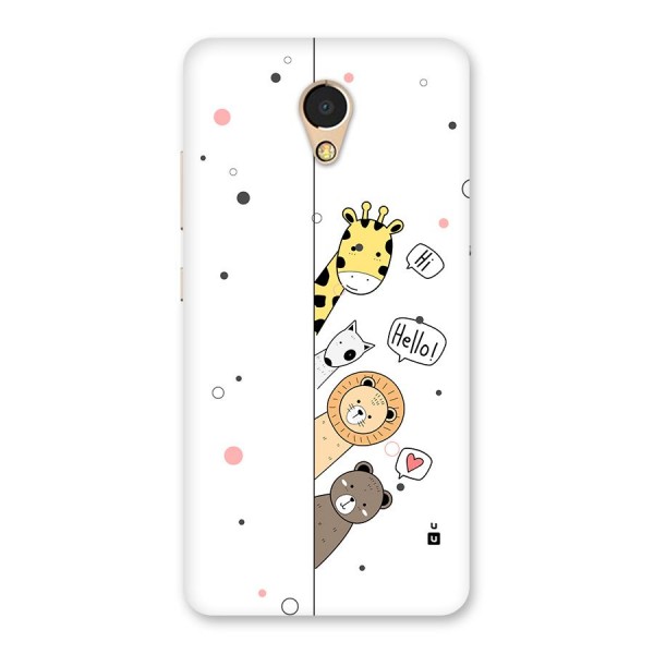 Animal Greetings Back Case for Lenovo P2