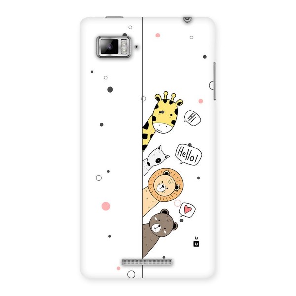 Animal Greetings Back Case for Lenovo Vibe Z K910