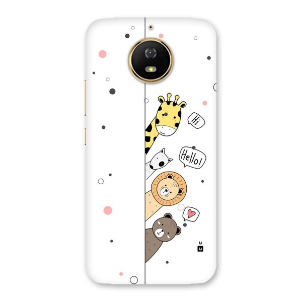 Animal Greetings Back Case for Moto G5s
