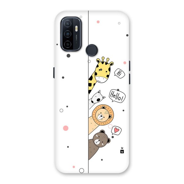 Animal Greetings Back Case for Oppo A33 (2020)