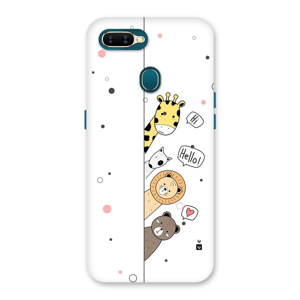 Animal Greetings Back Case for Oppo A7