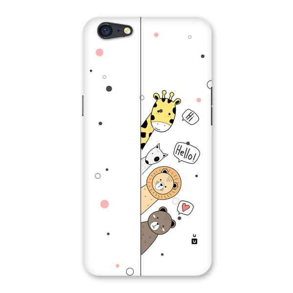 Animal Greetings Back Case for Oppo A71