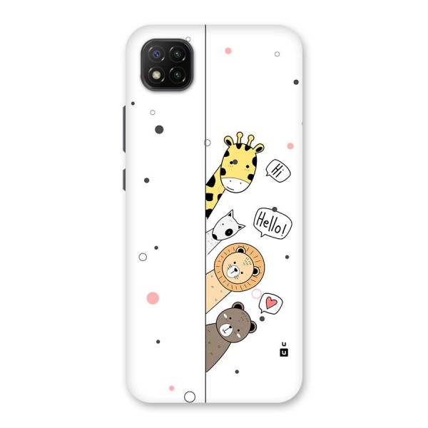 Animal Greetings Back Case for Poco C3