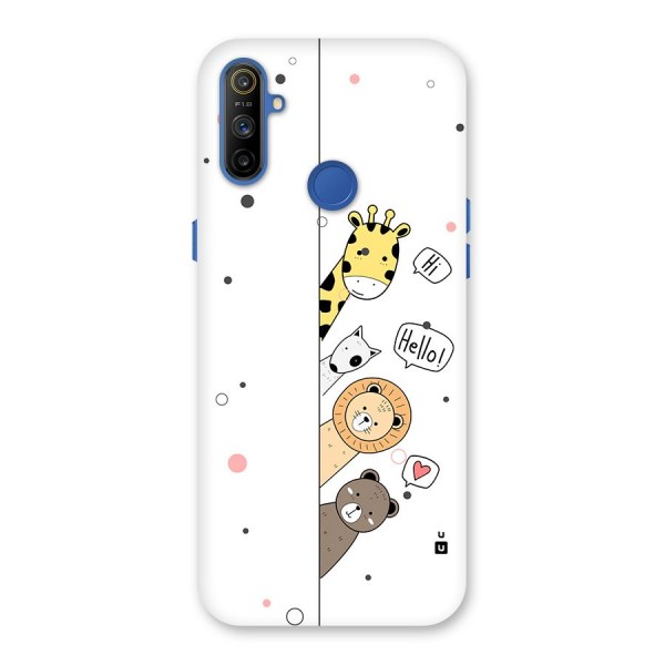 Animal Greetings Back Case for Realme Narzo 10A