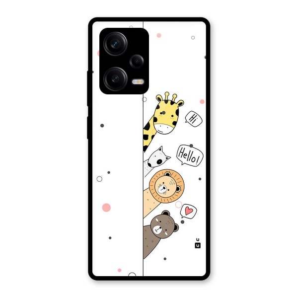 Animal Greetings Back Case for Redmi Note 12 Pro