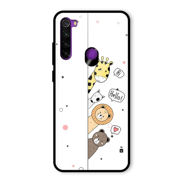 Animal Greetings Back Case for Redmi Note 8