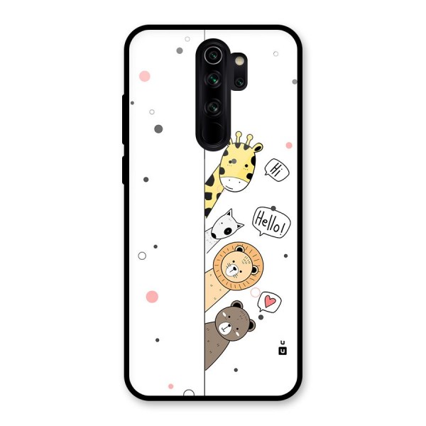 Animal Greetings Back Case for Redmi Note 8 Pro