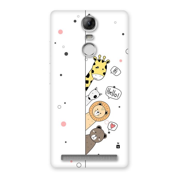 Animal Greetings Back Case for Vibe K5 Note