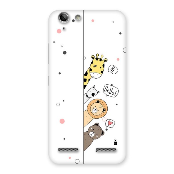 Animal Greetings Back Case for Vibe K5 Plus