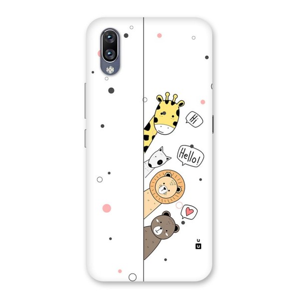 Animal Greetings Back Case for Vivo NEX
