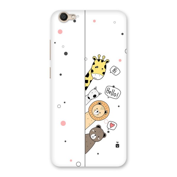 Animal Greetings Back Case for Vivo V5