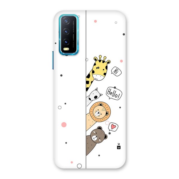 Animal Greetings Back Case for Vivo Y12s