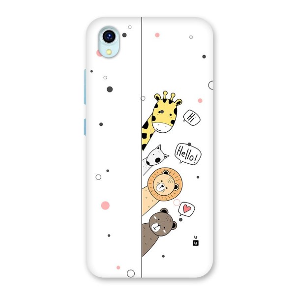 Animal Greetings Back Case for Vivo Y1s